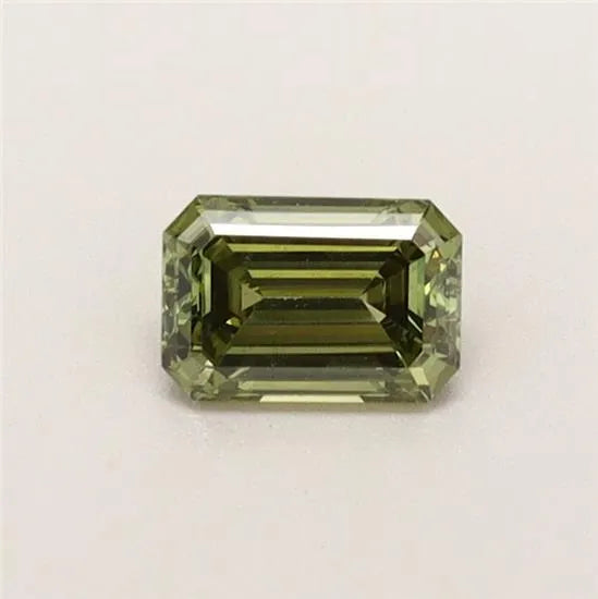 0.37ct Emerald Lab Grown Diamond (Colour Fancy Vivid Green, Clarity VS2, IGI Certified)