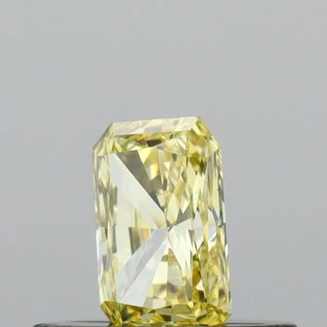 0.30ct Radiant Lab Grown Diamond (Fancy Intense Yellow, Clarity VS1, IGI)