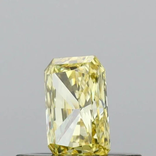 0.30ct Radiant Lab Grown Diamond (Fancy Intense Yellow, Clarity VS1, IGI)