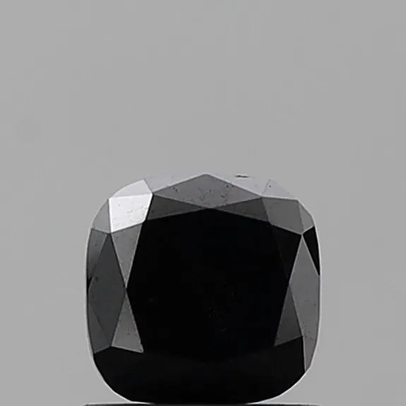 1.02ct Cushion brilliant Natural Diamond (Colour Black, Clarity VVS2, Cut EX, Uncertified)