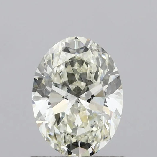 0.90ct Oval Natural Diamond (Colour J, Clarity SI1, Cut VG, IGI Certified)